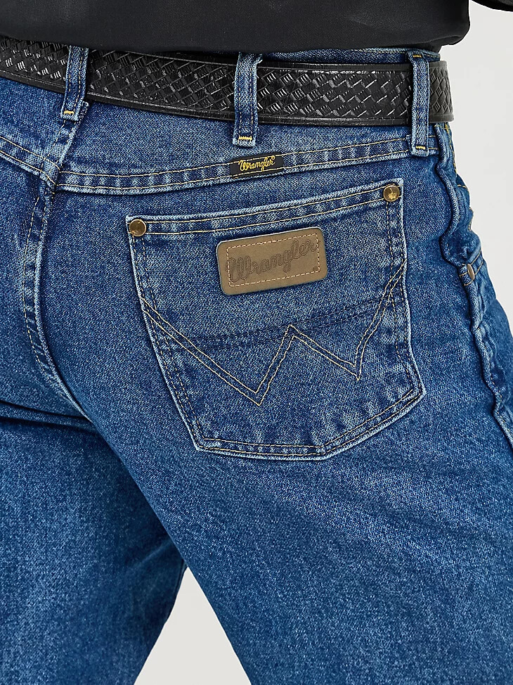 jeans george strait cowboy cut relaxed fit denim pesante effetto pietra