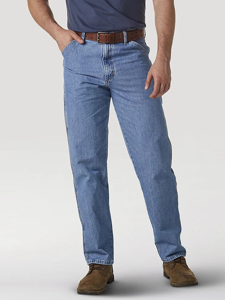 jeans da carpentiere wrangler rugged wear vintage indigo