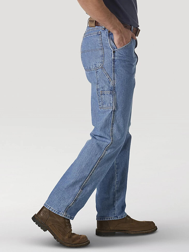 jeans da carpentiere wrangler rugged wear vintage indigo