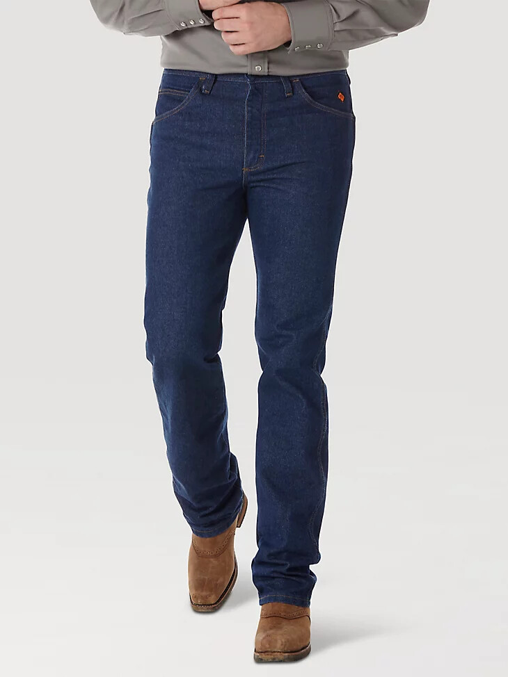jeans slim fit ignifughi wrangler fr prelavati