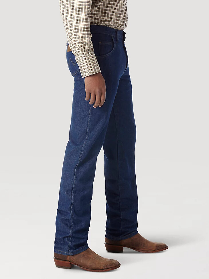 jeans in denim leggero prelavato wrangler fr ignifugo vestibilità regolare