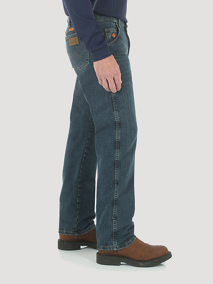jeans wrangler fr ignifughi advanced comfort regular fit dark tint