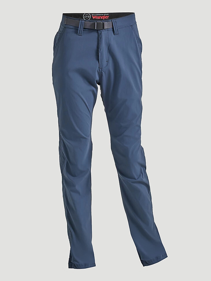 pantaloni da jogging wrangler atg wyoming trail da uomo blu notte