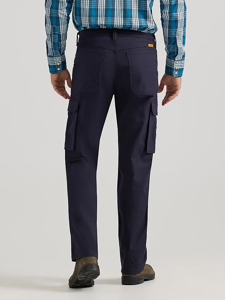 pantaloni wrangler fr ignifughi ripstop stretch relaxed ranger pant blu navy