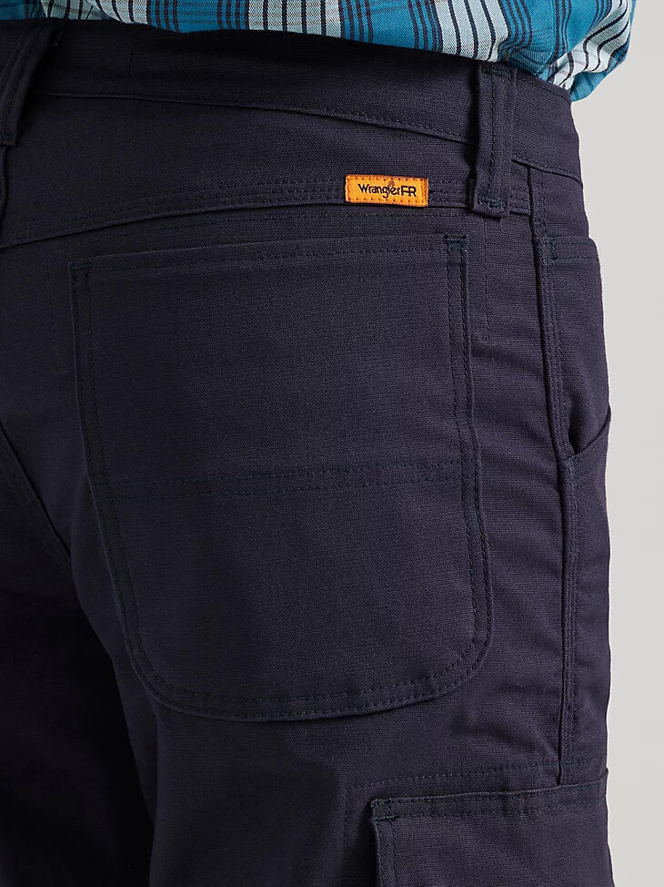 pantaloni wrangler fr ignifughi ripstop stretch relaxed ranger pant blu navy