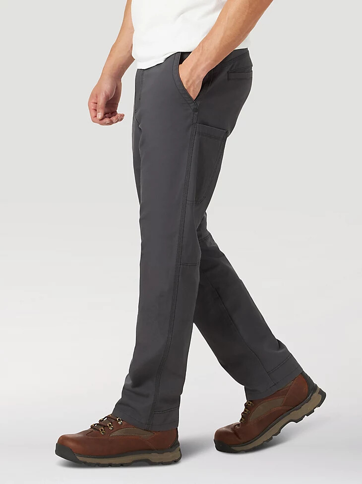 pantaloni utility robusti da esterno wrangler da uomo colore antracite