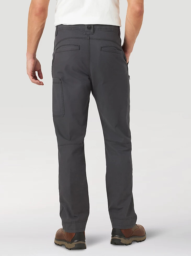 pantaloni utility robusti da esterno wrangler da uomo colore antracite