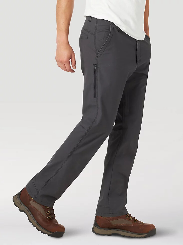 pantaloni utility robusti da esterno wrangler da uomo colore antracite