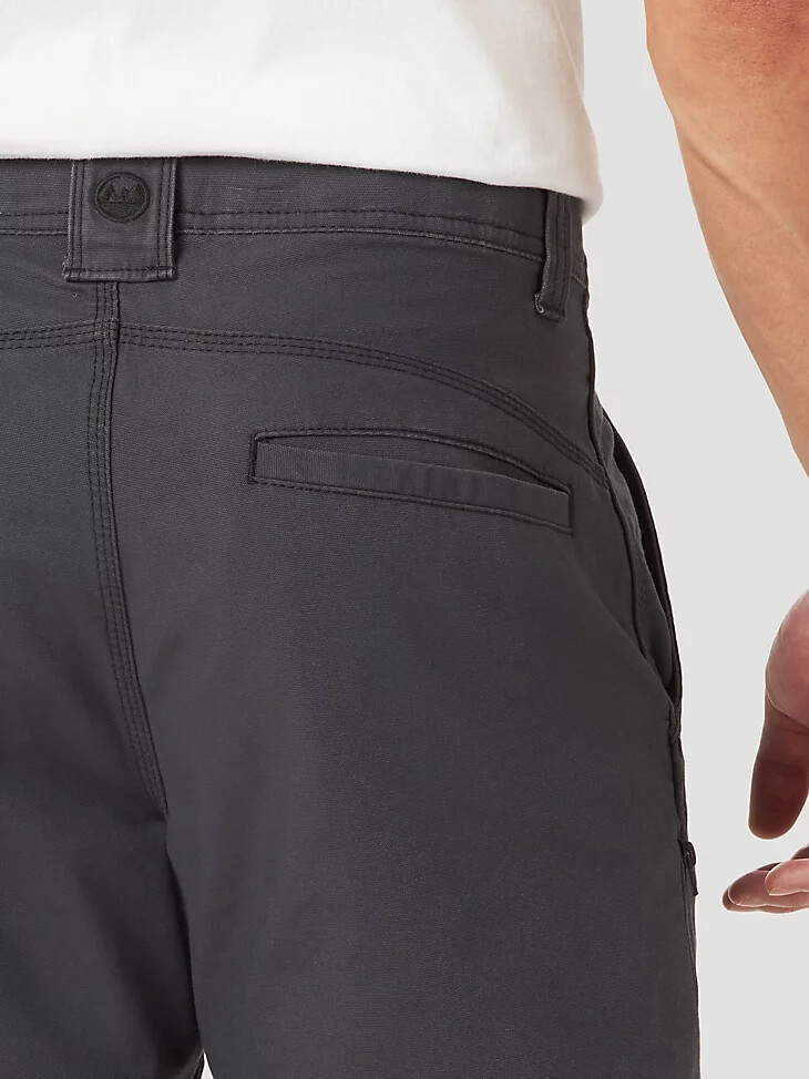 pantaloni utility robusti da esterno wrangler da uomo colore antracite