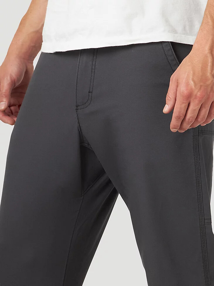 pantaloni utility robusti da esterno wrangler da uomo colore antracite