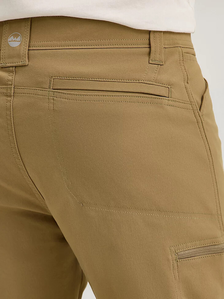 pantaloni cargo da uomo wrangler flex waist outdoor elmwood