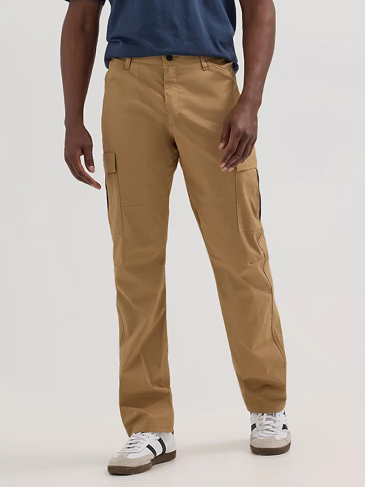 pantaloni cargo da uomo wrangler atg range colore kelp