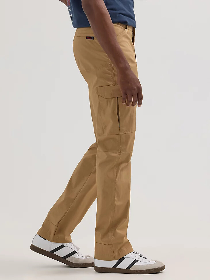 pantaloni cargo da uomo wrangler atg range colore kelp