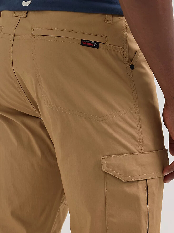 pantaloni cargo da uomo wrangler atg range colore kelp