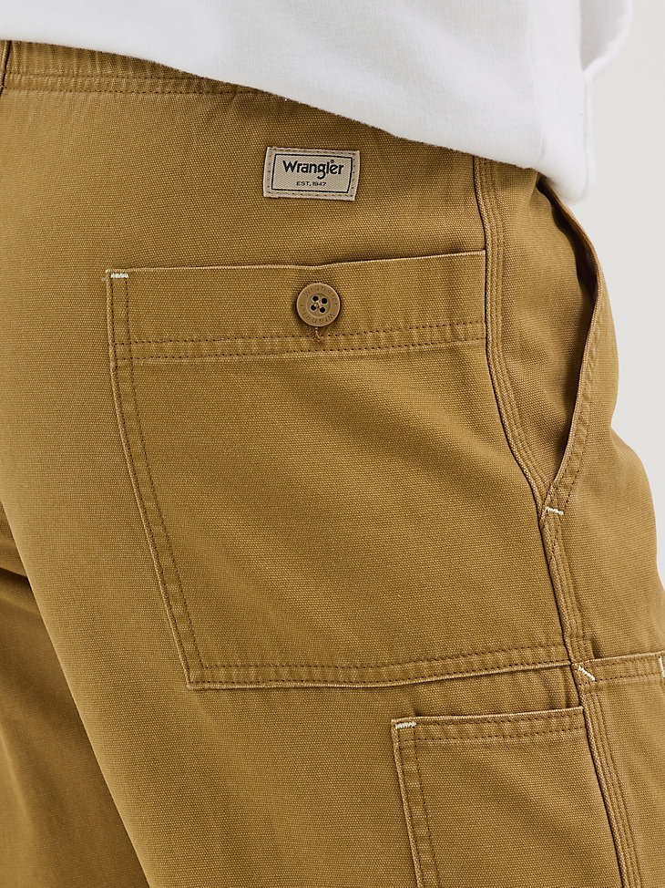 pantaloni da uomo comodi e comodi color oro opaco