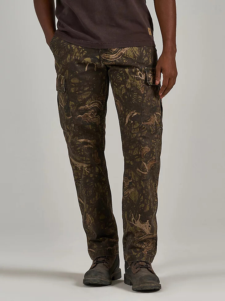 pantaloni mimetici cordyceps wrangler x the last of us