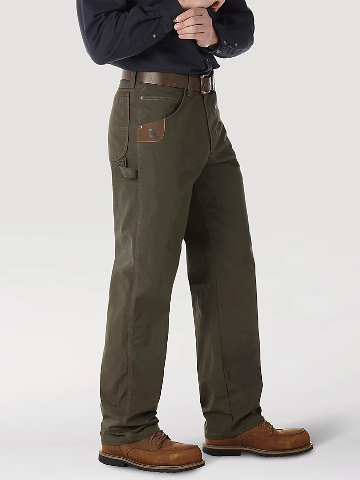 pantaloni da carpentiere wrangler riggs workwear loden