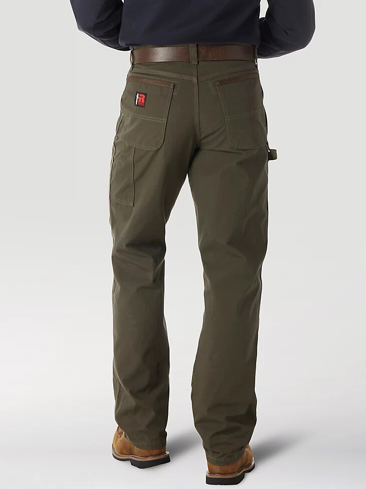 pantaloni da carpentiere wrangler riggs workwear loden