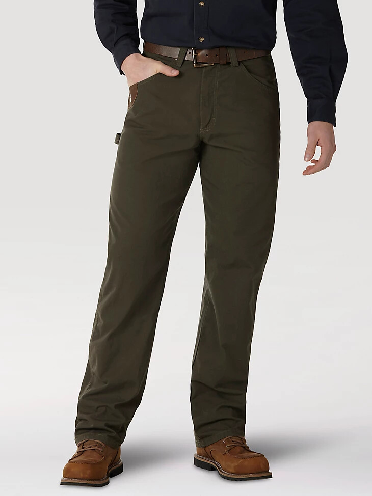 pantaloni da carpentiere wrangler riggs workwear loden