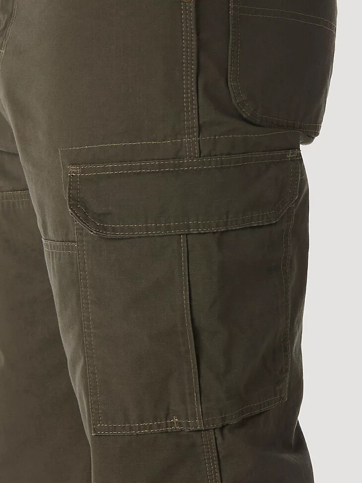 pantaloni ranger in ripstop foderato wrangler riggs workwear loden