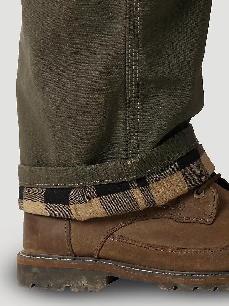 pantaloni ranger in ripstop foderato wrangler riggs workwear loden