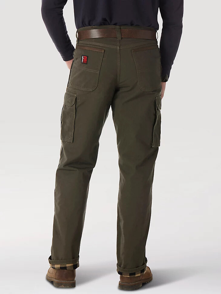 pantaloni ranger in ripstop foderato wrangler riggs workwear loden