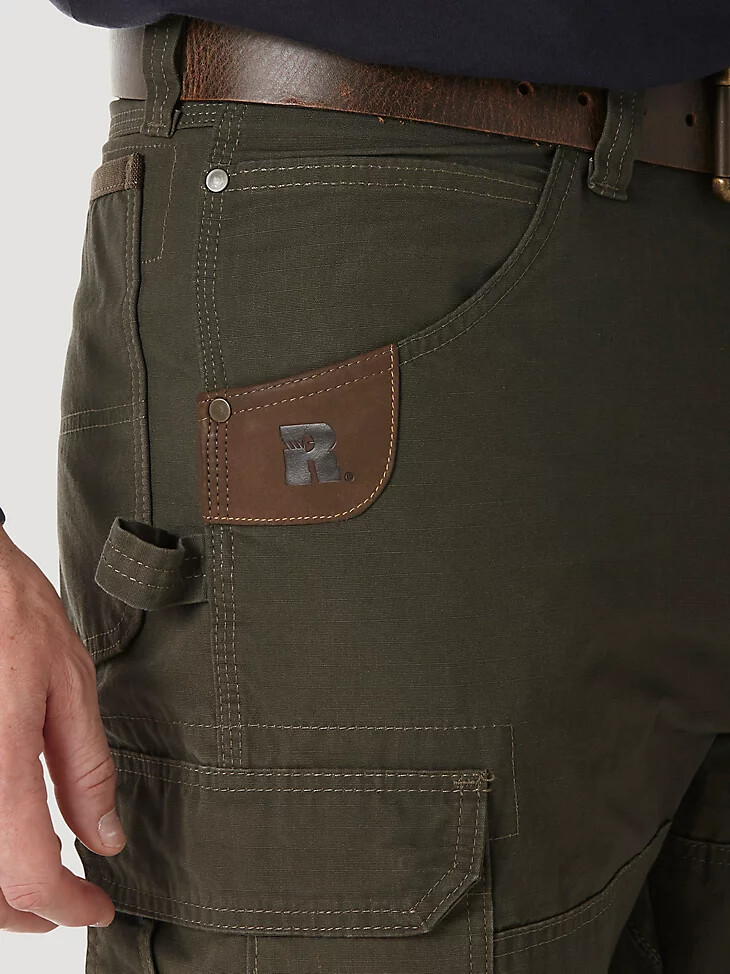pantaloni ranger in ripstop foderato wrangler riggs workwear loden