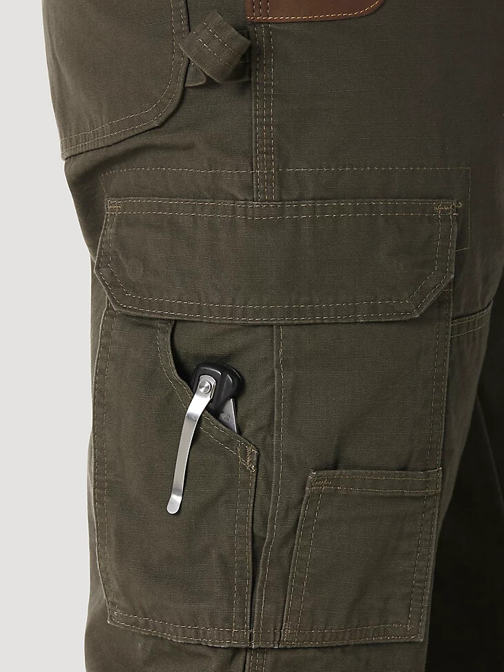 pantaloni ranger in ripstop foderato wrangler riggs workwear loden