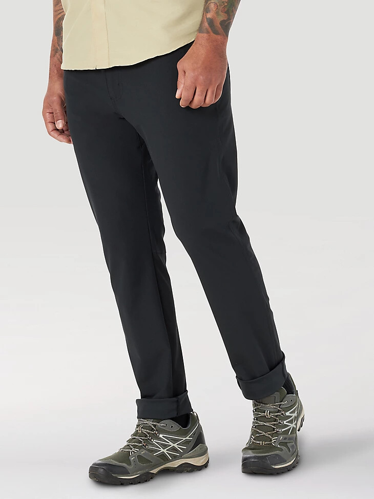 pantaloni cinque tasche fwds da uomo wrangler atg colore nero jet