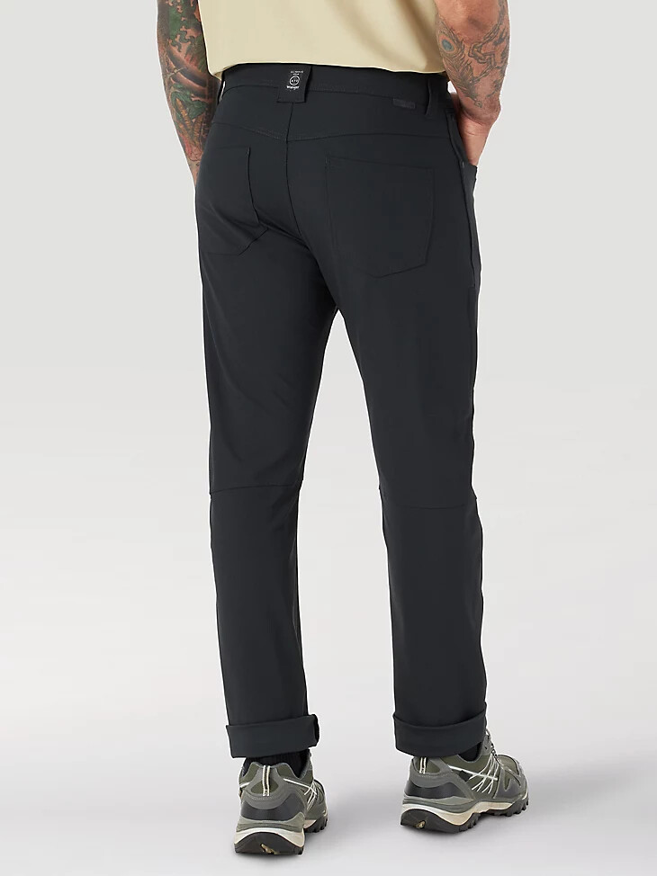 pantaloni cinque tasche fwds da uomo wrangler atg colore nero jet