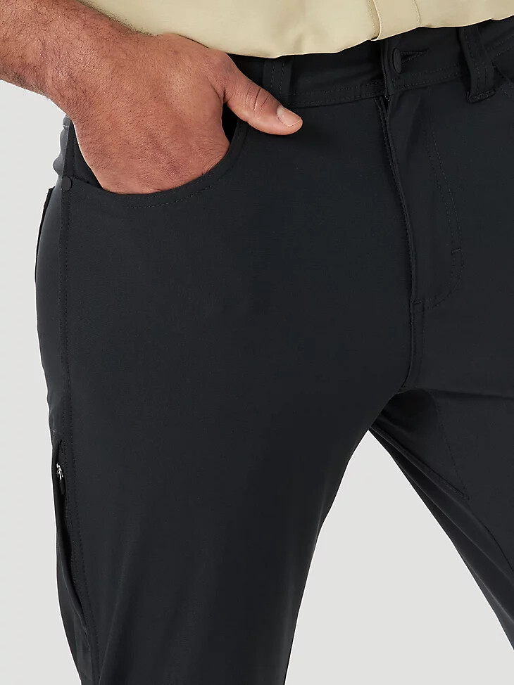 pantaloni cinque tasche fwds da uomo wrangler atg colore nero jet