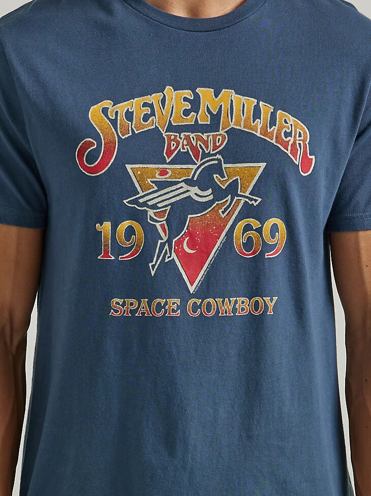 maglietta grafica steve miller band midnight navy