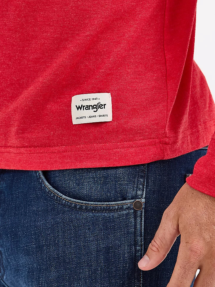 maglietta a maniche lunghe da uomo wrangler collegiate rattler ohio state