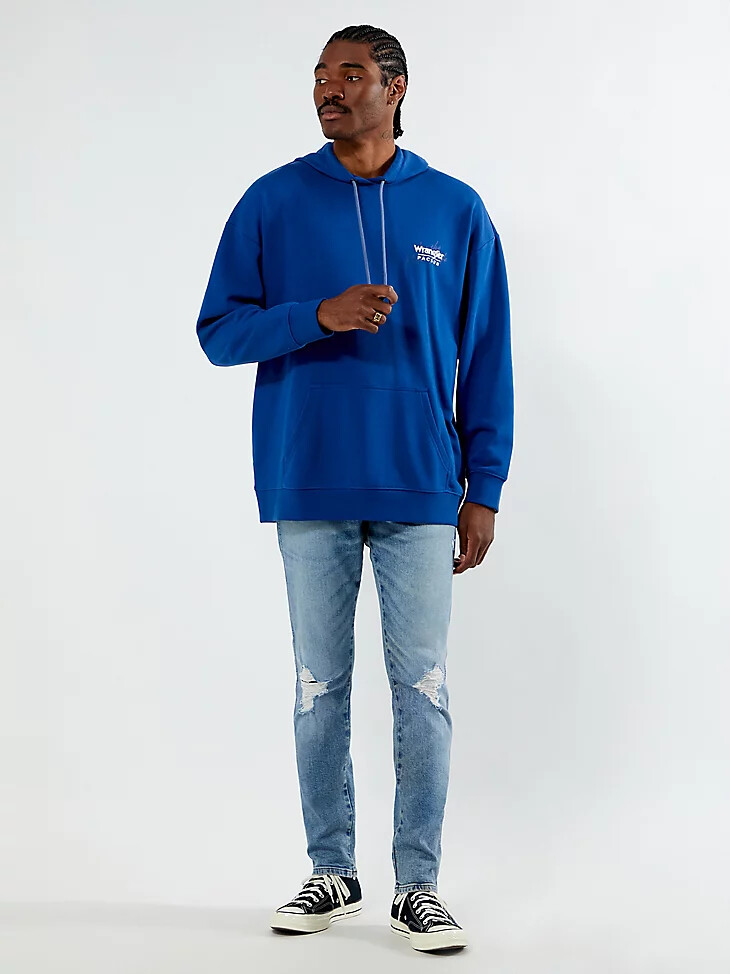 felpa con cappuccio grafica da uomo wrangler x pacsun limoges
