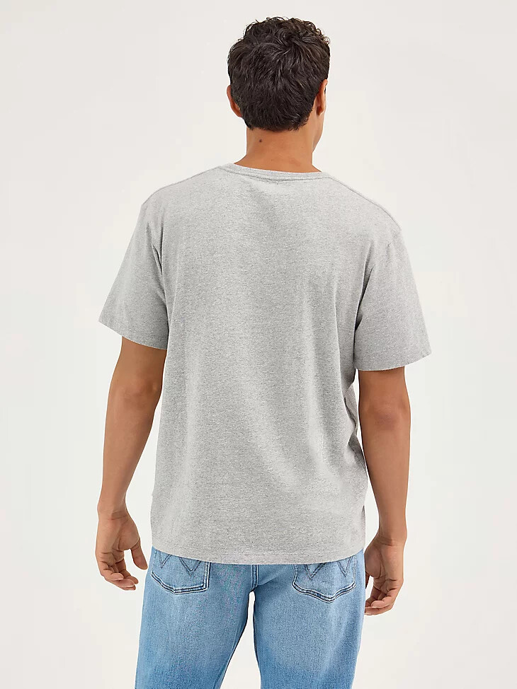 maglietta grafica go west da uomo grigio medio mel