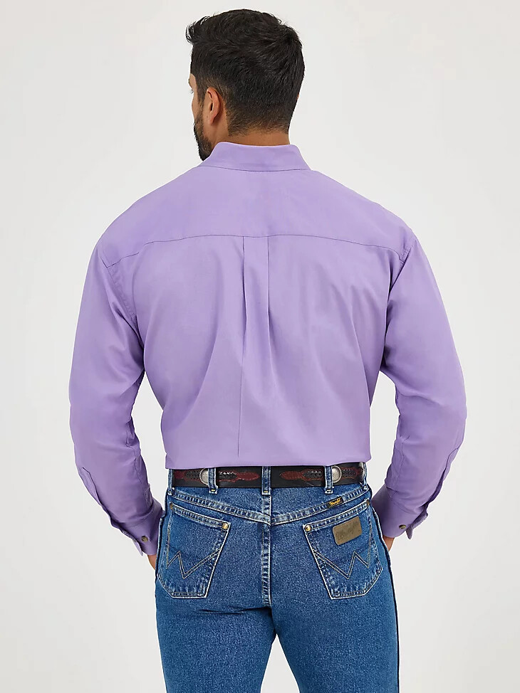 camicia abbottonata con una tasca wrangler george strait viola