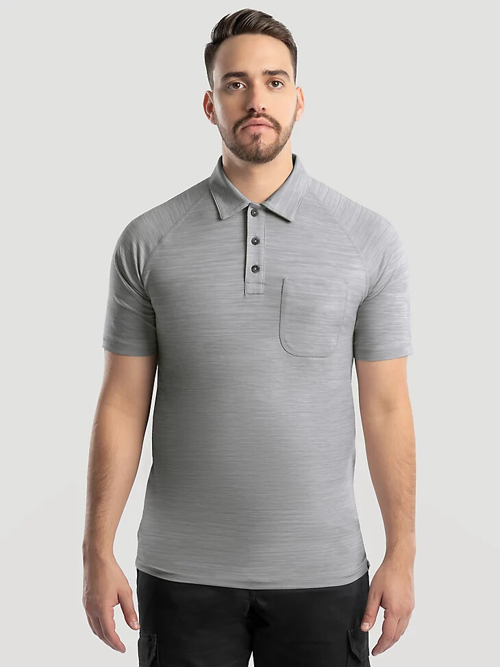 polo sportiva da uomo mirage grey