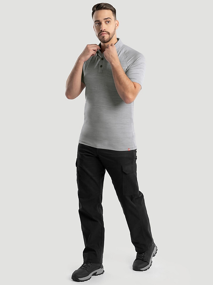 polo sportiva da uomo mirage grey