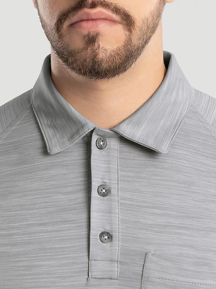 polo sportiva da uomo mirage grey