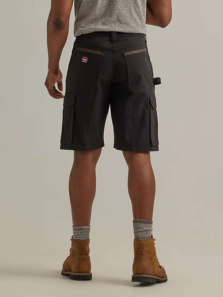 pantaloncini cargo wrangler workwear ranger neri