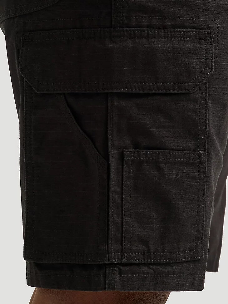 pantaloncini cargo wrangler workwear ranger neri