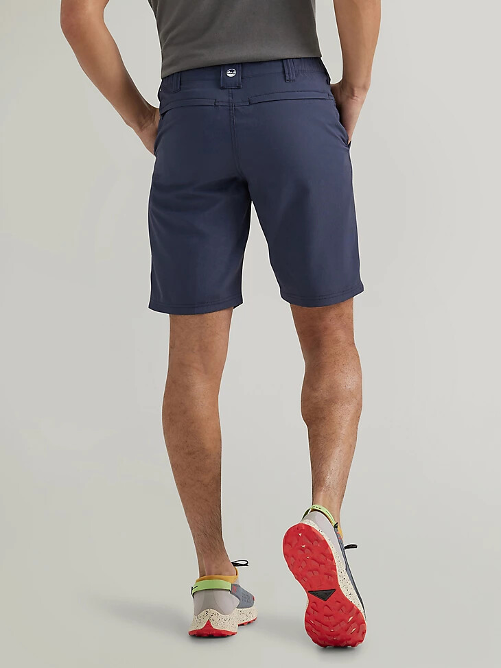 pantaloncini sportivi da uomo con elastico in vita colore blu notte