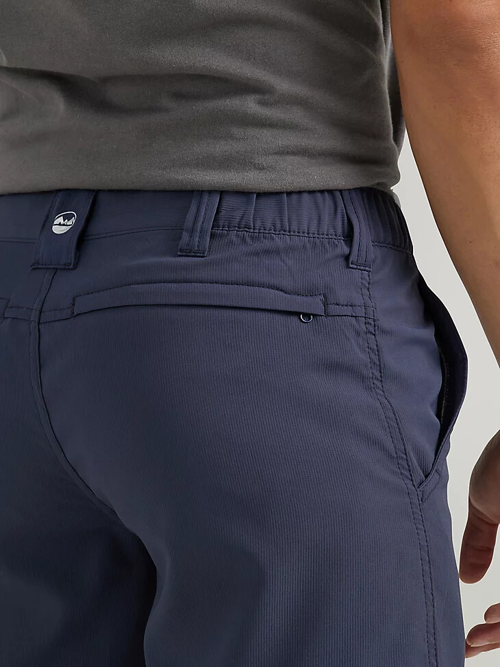 pantaloncini sportivi da uomo con elastico in vita colore blu notte