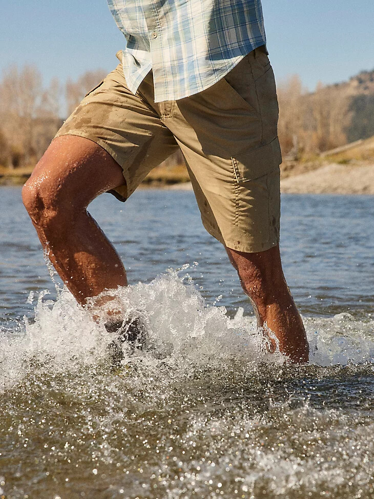 pantaloncini cargo highland da uomo wrangler atg elmwood