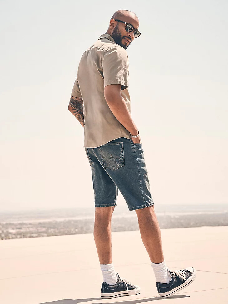 pantaloncini in denim free to stretch da uomo canyon fade