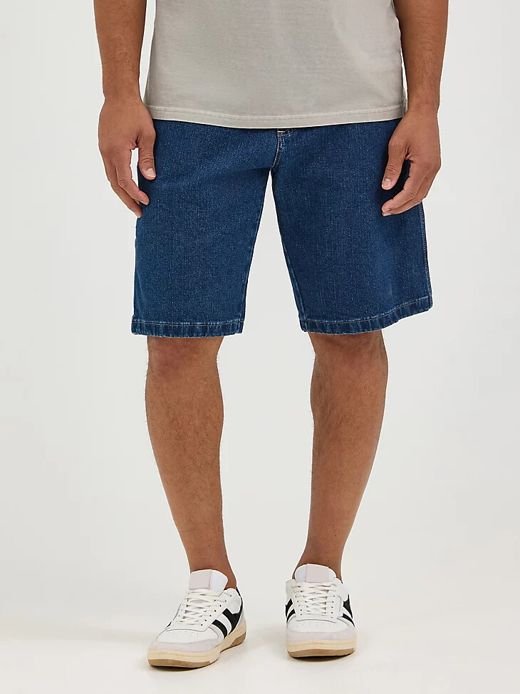 pantaloncini da carpentiere wrangler five star premium da uomo indaco scuro