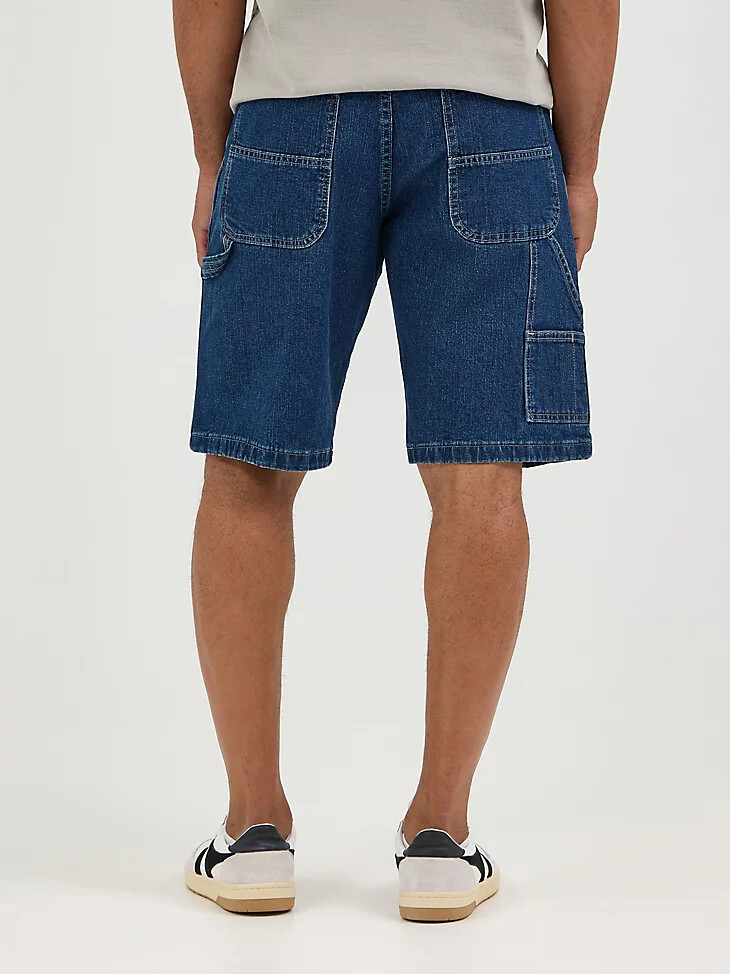 pantaloncini da carpentiere wrangler five star premium da uomo indaco scuro