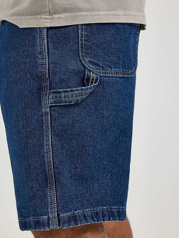 pantaloncini da carpentiere wrangler five star premium da uomo indaco scuro