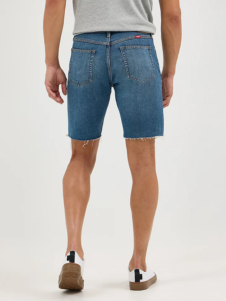 pantaloncini da uomo in denim tagliati oakes