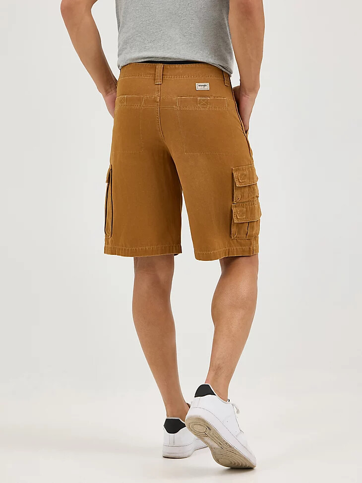 pantaloncini cargo da uomo in gomma